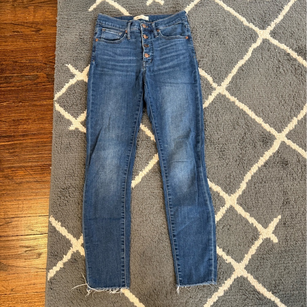 Madewell 9” Mid Rise Skinny Jeans